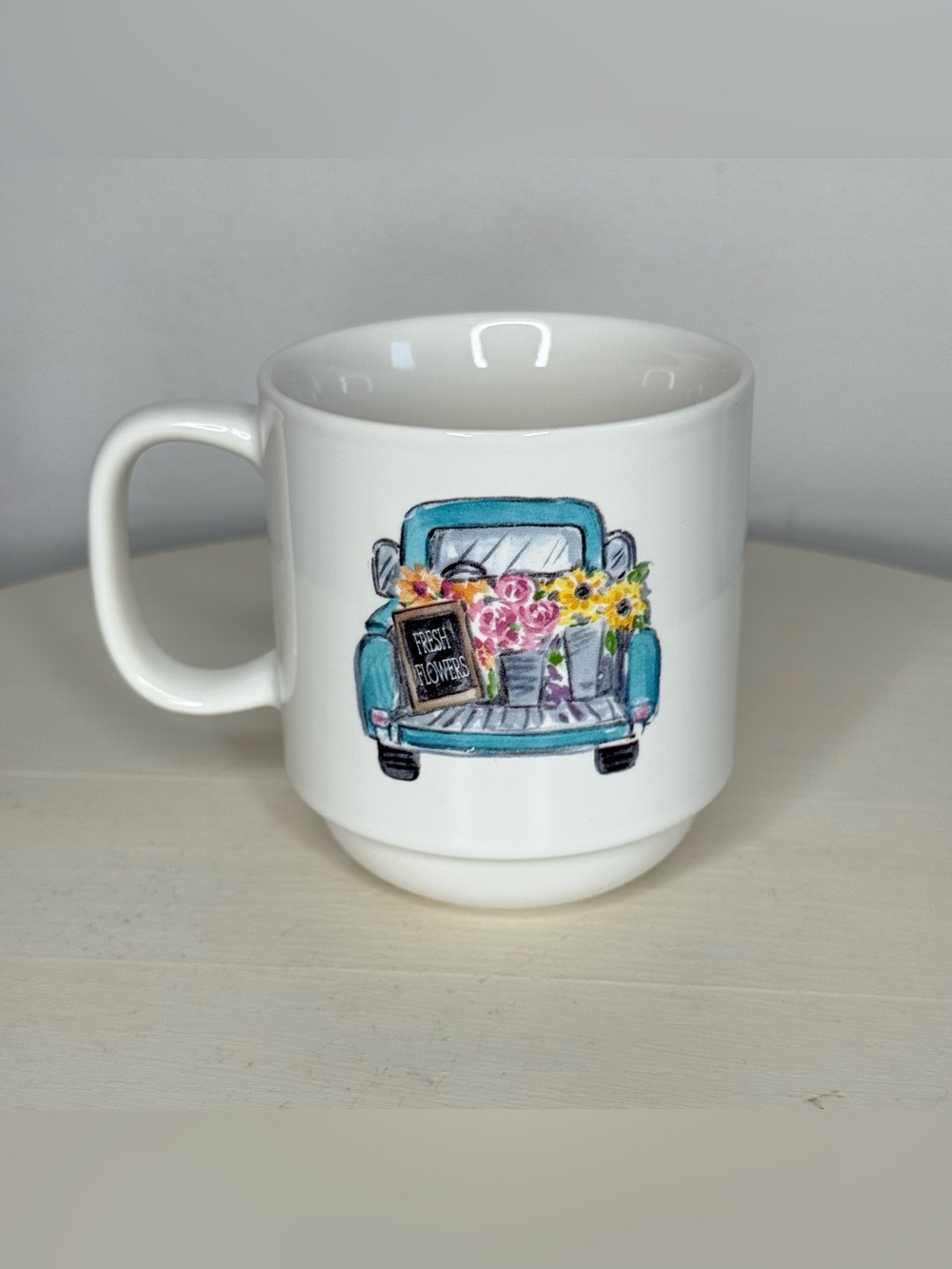 Sheffield Home Fresh Flowers In Bed Of Truck Mug